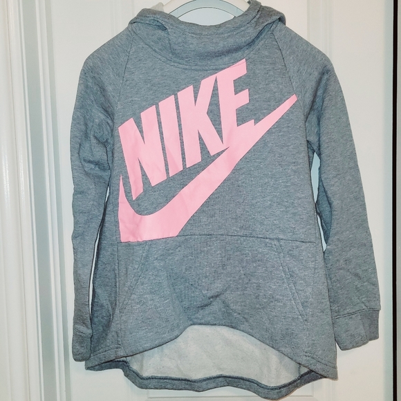 2/$20 Nike Grey Pink hoodies size M - Picture 1 of 4